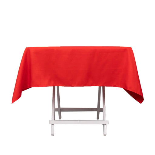 54"x54" Premium Square Polyester Tablecloth