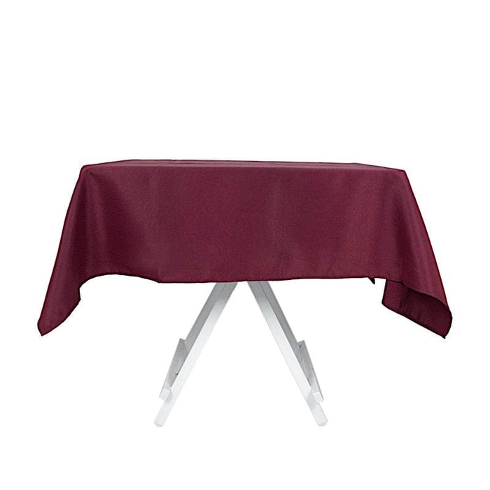 54"x54" Premium Square Polyester Tablecloth TAB_5454_BURG_PRM