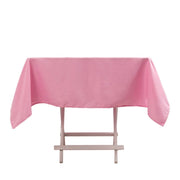 54"x54" Premium Square Polyester Tablecloth TAB_5454_PINK_PRM