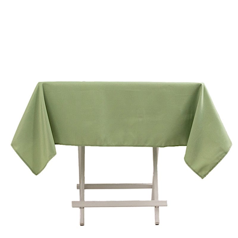 54"x54" Premium Square Polyester Tablecloth TAB_5454_SAGE_PRM