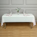 54x108" Disposable Plastic Table Cover Tablecloth