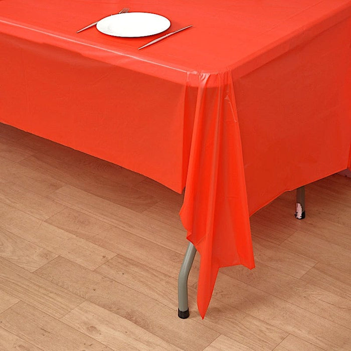 54x108" Disposable Plastic Table Cover Tablecloth