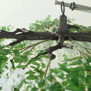 55" Silk Wisteria Vine Hanging Artificial Flower Chandelier