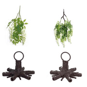 55" Silk Wisteria Vine Hanging Artificial Flower Chandelier