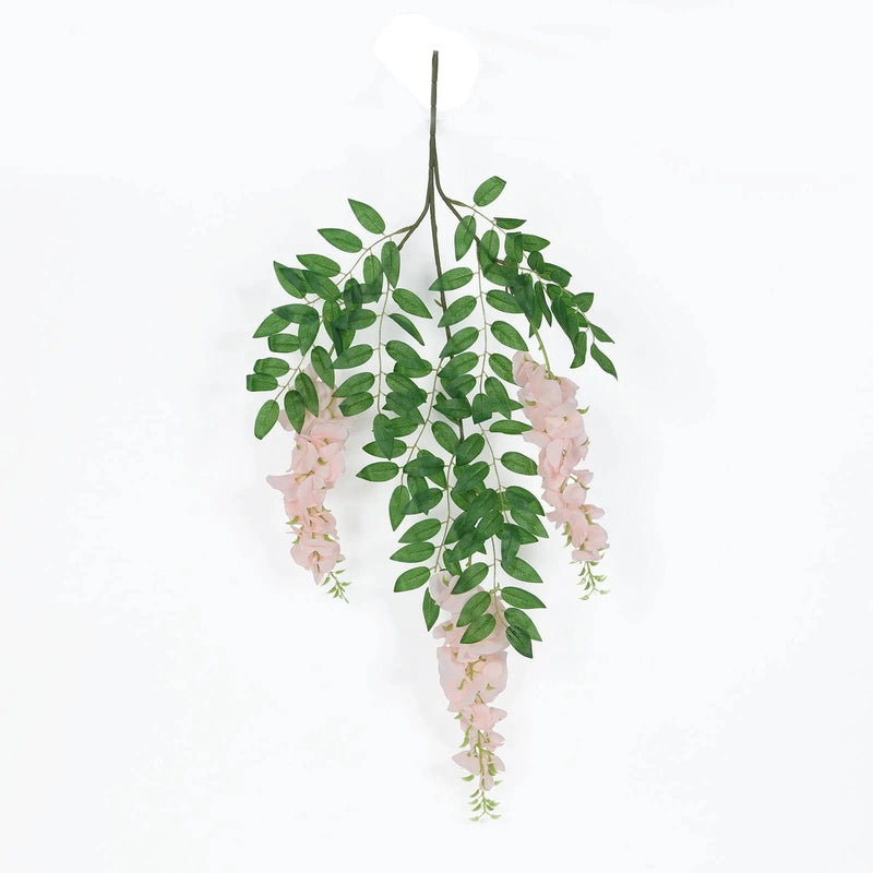 55" Silk Wisteria Vine Hanging Artificial Flower Chandelier ARTI_CEIL_WIST001_L_046