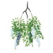 55" Silk Wisteria Vine Hanging Artificial Flower Chandelier ARTI_CEIL_WIST001_L_086BLU