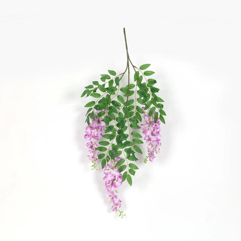 55" Silk Wisteria Vine Hanging Artificial Flower Chandelier ARTI_CEIL_WIST001_L_LAV