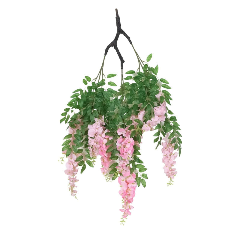 55" Silk Wisteria Vine Hanging Artificial Flower Chandelier ARTI_CEIL_WIST001_L_PK080