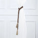 55" Wood Bead Chain with Tassels Hanging Garland