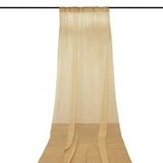 5ft x 14ft Premium Chiffon Sheer Backdrop Curtain Window Drape Panel