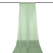 5ft x 14ft Premium Chiffon Sheer Backdrop Curtain Window Drape Panel