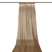 5ft x 14ft Premium Chiffon Sheer Backdrop Curtain Window Drape Panel