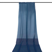5ft x 14ft Premium Chiffon Sheer Backdrop Curtain Window Drape Panel