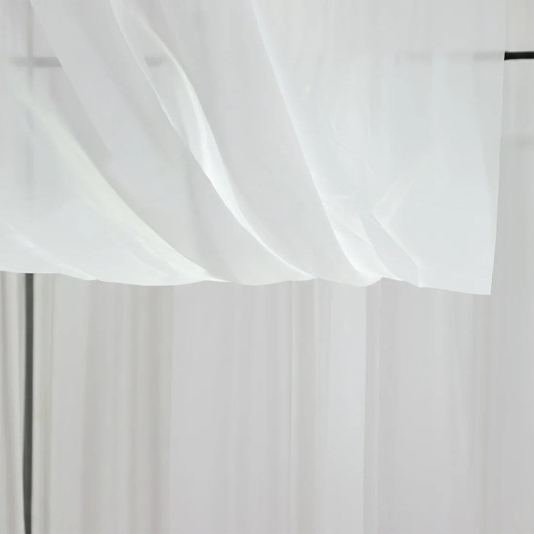 5ft x 20ft Chiffon Sheer Backdrop Curtain Panel Ceiling Drape