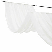 5ft x 32ft Premium Chiffon Sheer Backdrop Curtain Panel Ceiling Drape