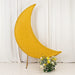6.5 ft Crescent Moon Shimmer Arch Cover Tinsel Spandex - Gold BKDP_STND_MOON_7_23_GOLD