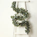 6.5 ft Eucalyptus Garland with Boxwood Leaf and Battery Operated LED Lights - Green LEDSTR_ARTI_GLND_GRN002_A