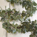 6.5 ft Eucalyptus Garland with Boxwood Leaf and Battery Operated LED Lights - Green LEDSTR_ARTI_GLND_GRN002_A