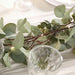 6.5 ft Eucalyptus Garland with Boxwood Leaf and Battery Operated LED Lights - Green LEDSTR_ARTI_GLND_GRN002_A