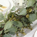 6.5 ft Eucalyptus Garland with Boxwood Leaf and Battery Operated LED Lights - Green LEDSTR_ARTI_GLND_GRN002_A