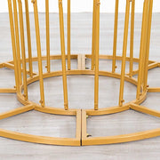 6.5 ft Floor Standing Blossom Metal Tree Flower Frame - Gold IRON_STND17_80_GOLD