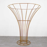 6.5 ft Floor Standing Blossom Metal Tree Flower Frame - Gold IRON_STND17_80_GOLD