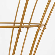 6.5 ft Floor Standing Blossom Metal Tree Flower Frame - Gold IRON_STND17_80_GOLD