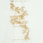 6.5 ft Metallic Artificial Ivy Leaves Garland - Gold ARTI_METLIC33_GOLD