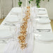 6.5 ft Metallic Artificial Magnolia and Jasmine Leaves Garland - Gold ARTI_METLIC32_GOLD