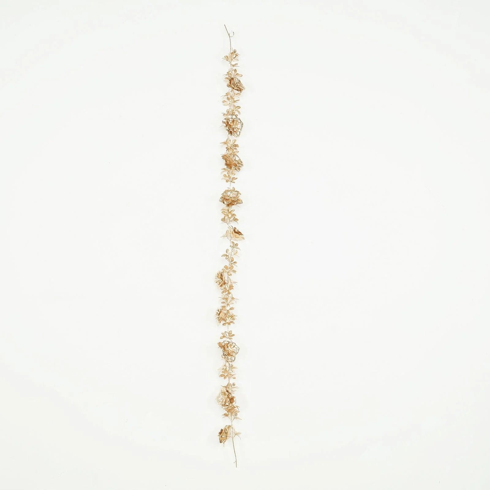 6.5 ft Metallic Artificial Magnolia and Jasmine Leaves Garland - Gold ARTI_METLIC32_GOLD
