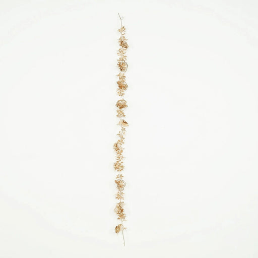 6.5 ft Metallic Artificial Magnolia and Jasmine Leaves Garland - Gold ARTI_METLIC32_GOLD