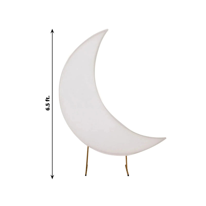 6.5 ft Spandex Crescent Moon Wedding Arch Cover