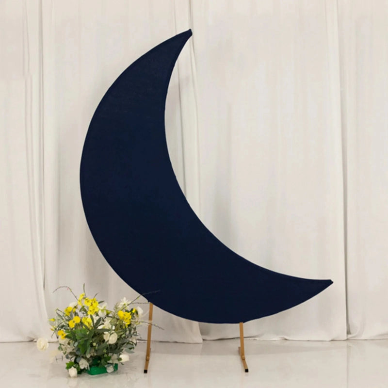 6.5 ft Spandex Crescent Moon Wedding Arch Cover