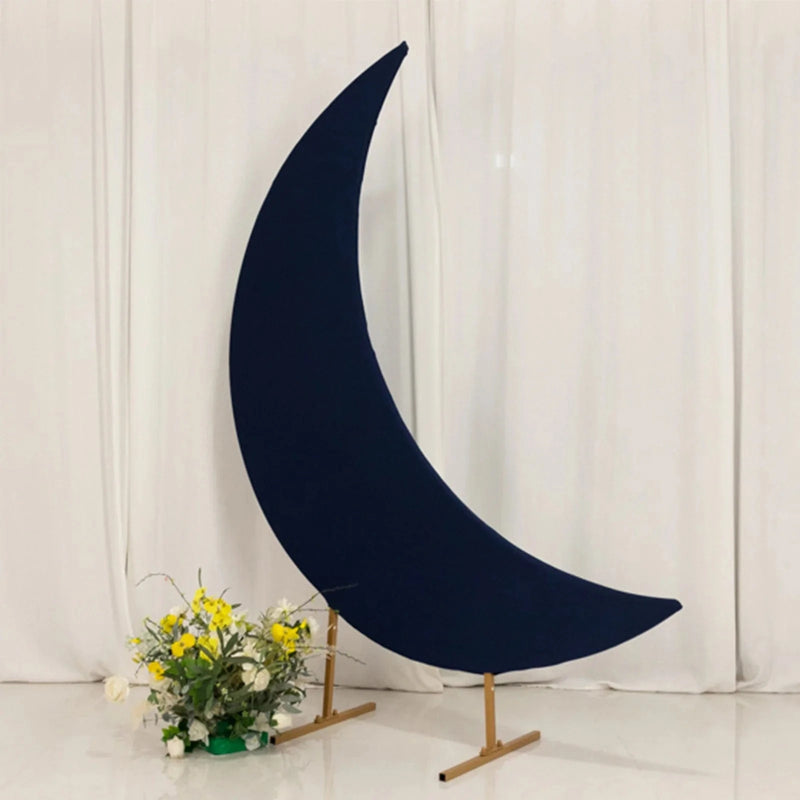 6.5 ft Spandex Crescent Moon Wedding Arch Cover