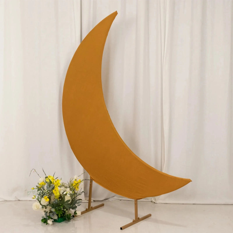 6.5 ft Spandex Crescent Moon Wedding Arch Cover