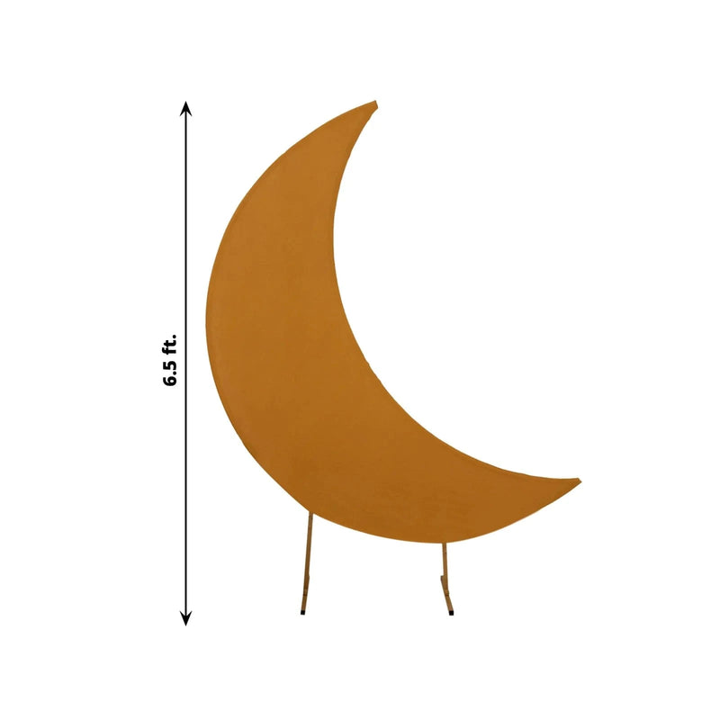 6.5 ft Spandex Crescent Moon Wedding Arch Cover