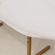 6.5 ft Spandex Crescent Moon Wedding Arch Cover