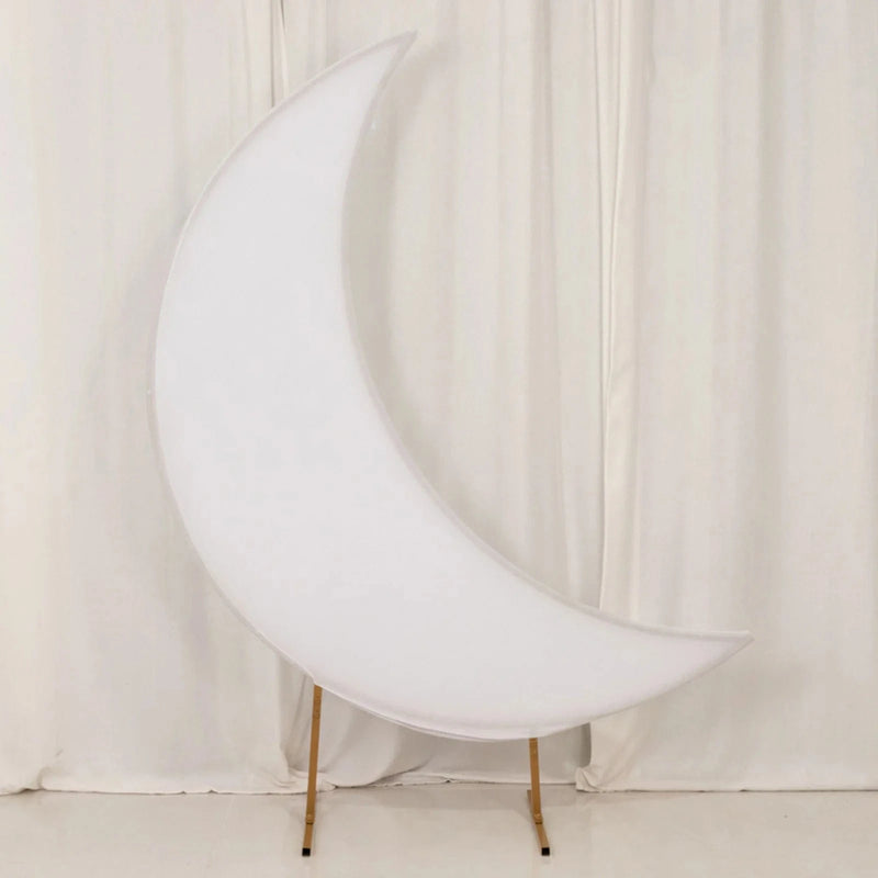 6.5 ft Spandex Crescent Moon Wedding Arch Cover