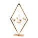 6-Arm Acrylic Grand Table Centerpiece with Candle Holders - Gold CHDLR_CAND_040_6_GOLD