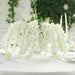 6 Artificial 21" Wisteria Silk Flowers Bushes Hanging Vines