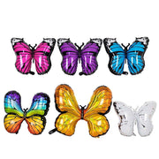 6 Butterfly Mylar Foil Balloons - Assorted BLOON_FOL0026_BUT_MIX