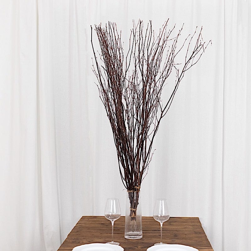 6 Decorative Birch Tree Branches - White