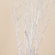 6 Decorative Birch Tree Branches - White