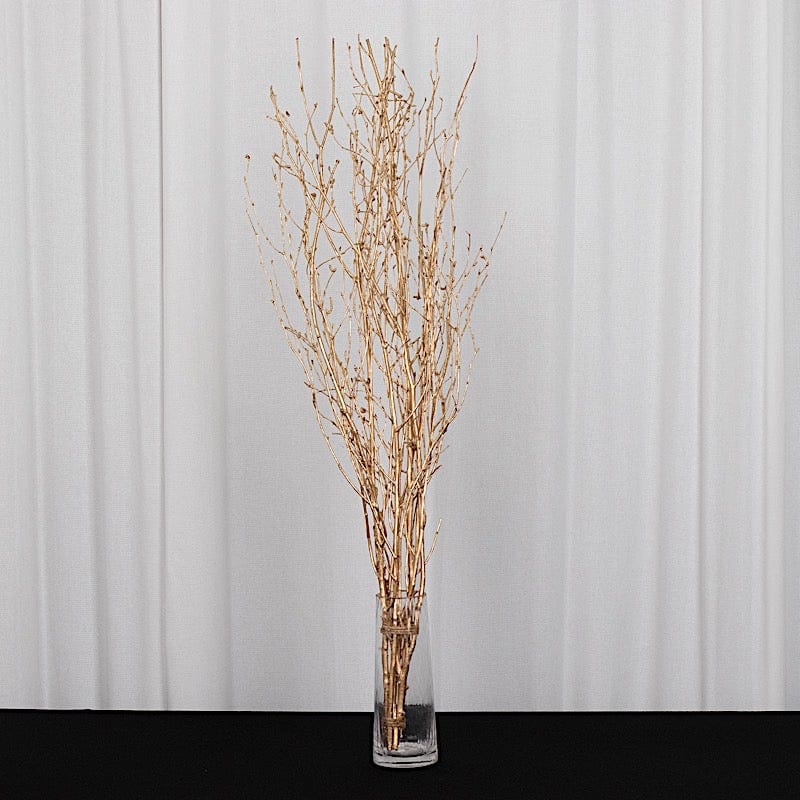 6 Decorative Birch Tree Branches - White