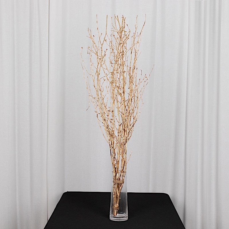 6 Decorative Birch Tree Branches - White