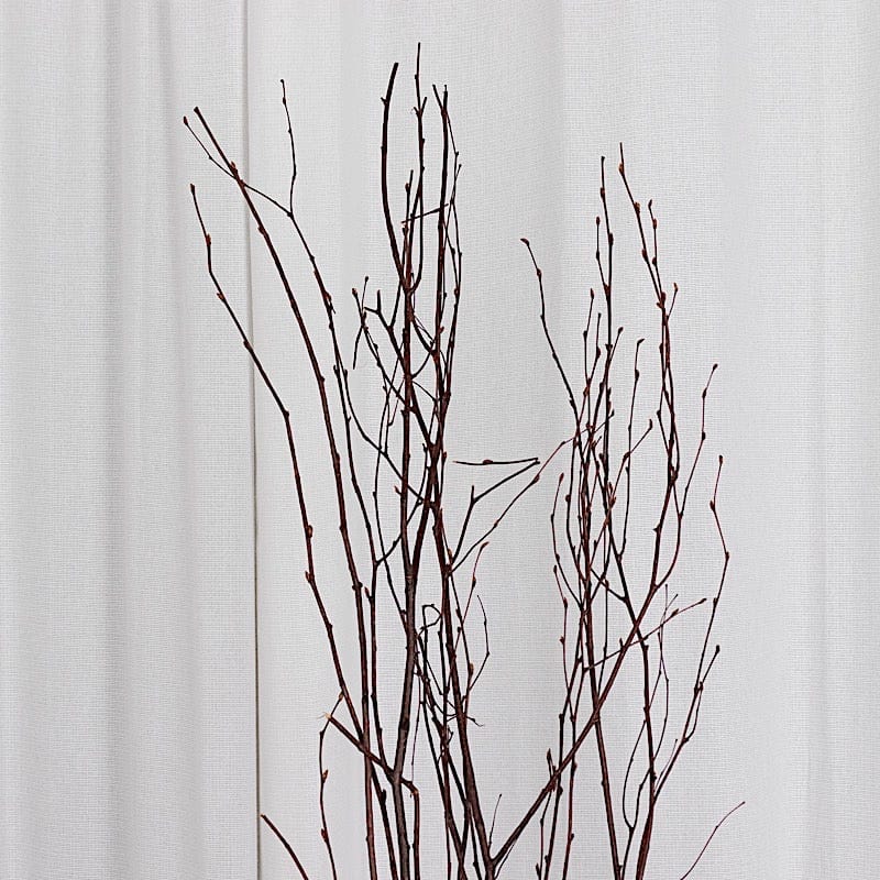 6 Decorative Birch Tree Branches - White