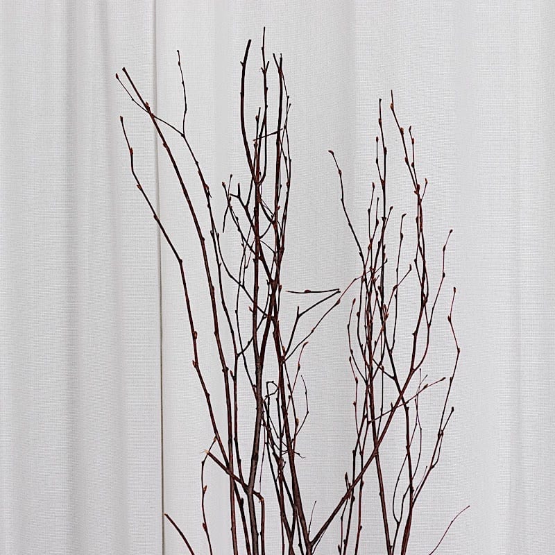 6 Decorative Birch Tree Branches - White