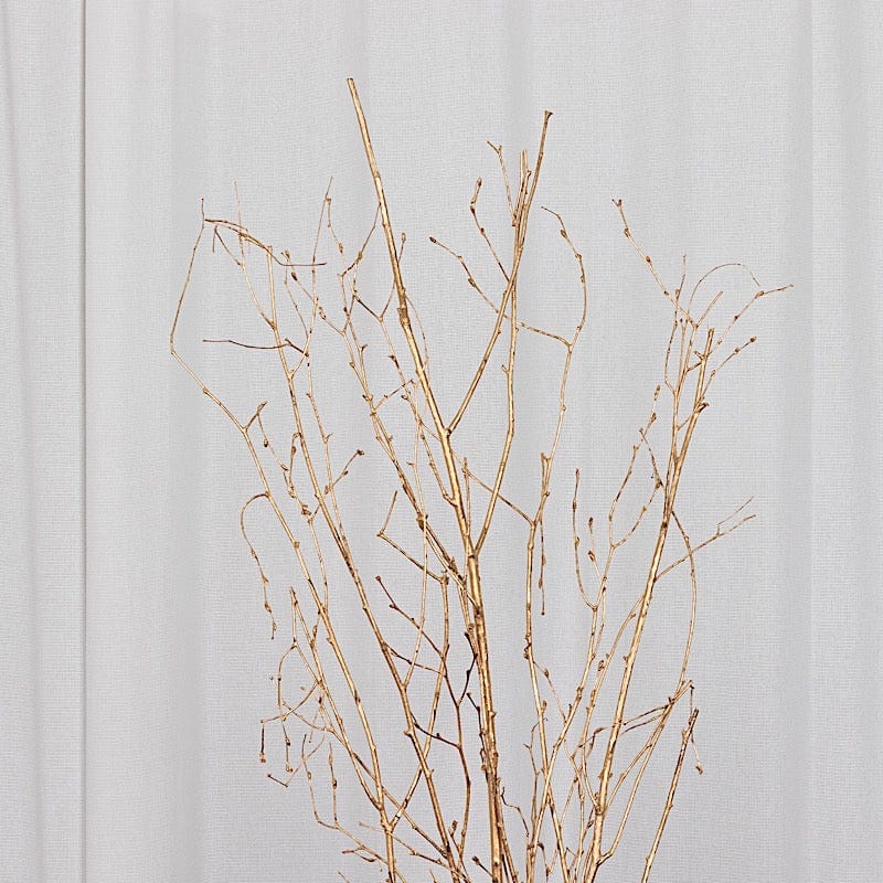 6 Decorative Birch Tree Branches - White