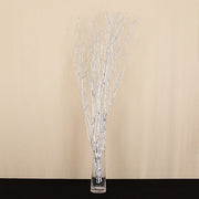 6 Decorative Birch Tree Branches - White