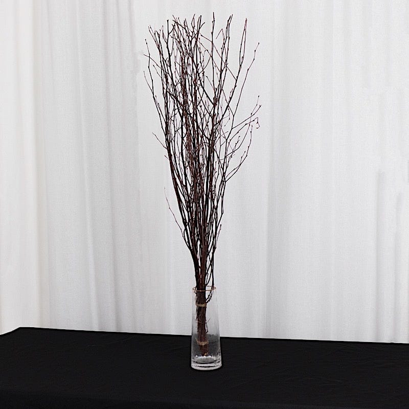 6 Decorative Birch Tree Branches - White